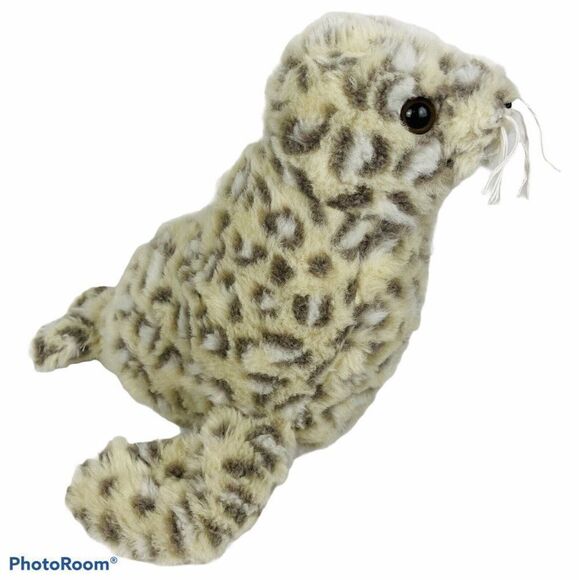 Leopard Seal Animal Adventure Spotted 10" Plush Stuffed Animal Sea Life Arctic - Picture 2 of 9